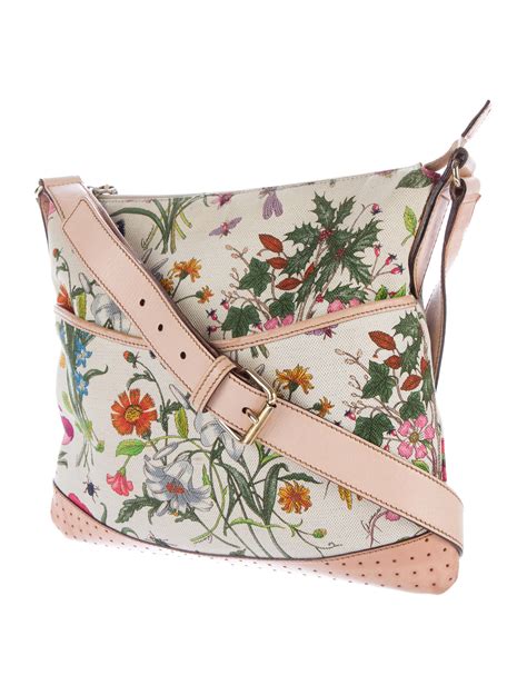 gucci floral print crossbody bag|gucci small black crossbody bag.